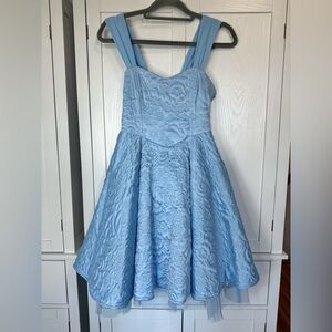 Disney Cinderella Hot Topic Corset Ball Gown Dress Blue Small Discontinued Rare